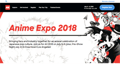 Desktop Screenshot of anime-expo.org