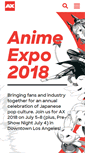 Mobile Screenshot of anime-expo.org